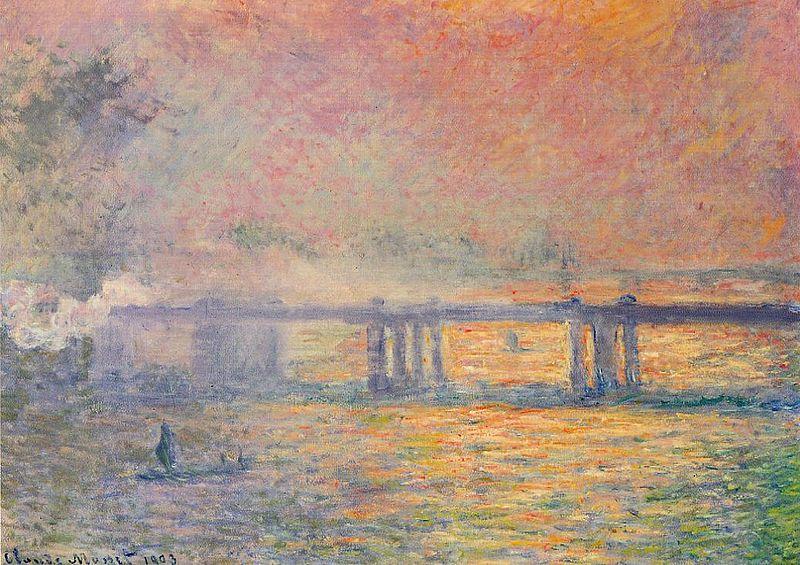 Claude Monet Charing Cross Bridge oil painting image